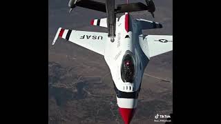 f-16 jet thunder bird us air force
