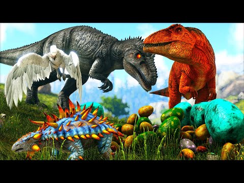 We Saved Over 300 Eggs in the TOTAL DESTRUCTION of the Herd! Orphaned Young Ankylosaurus - Ark Di...