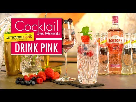 Cocktail des Monats Drink Pink