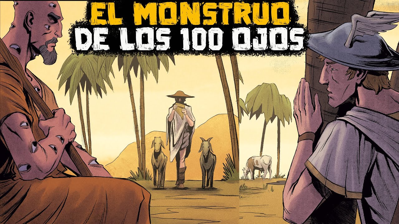 Hermes Against the Strange Hundred-eyed Creature (Zeus and Io) - Greek Mythology in Comics