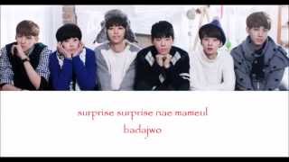 Halo-Surprise Color Coded Lyric