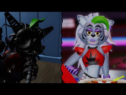Cassie destroys Roxanne Wolf (Fnaf Security Breach Ruin animation)