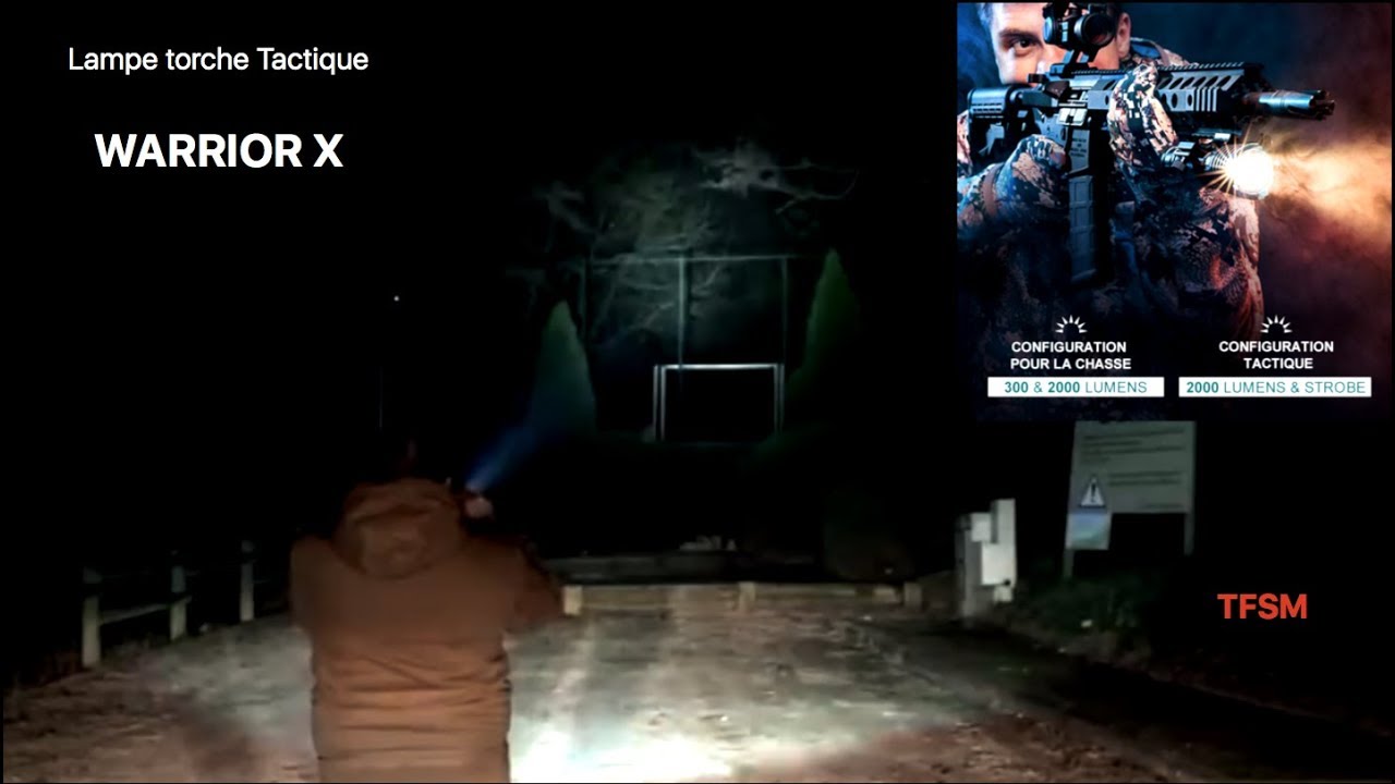 Lampe Torche WARRIOR X plus 1 KM !!! de portée