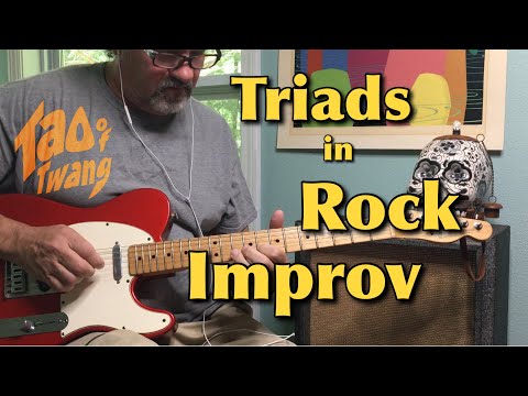 Triad Chord Tones in Rock Improvisation // With Practice Loop