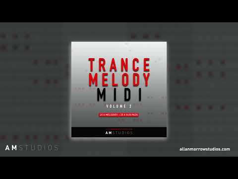 Trance Melody MIDI - Vol 2 [25 x Melodies]