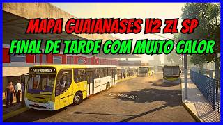 🔴Mapa Guaianases V2 SP ZL | Linha 3006-21 | Gameplay Proton Bus Simulator | PBSU #cqmods
