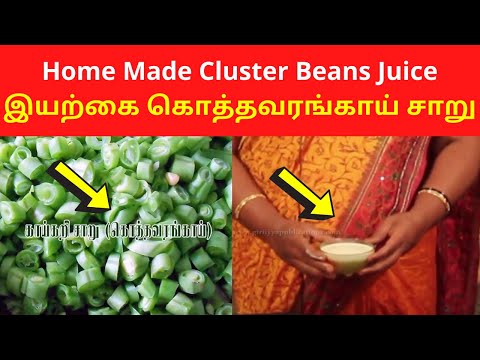 DIY Home Made - Natural Cluster Beans Vegetable Juice | Self Sufficient Life தற்சார்பு வாழ்க்கை