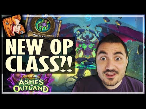 NEW DEMON HUNTER CLASS IS TOO OP! - Ashes of Outland Hearthstone