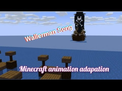 Wallerman song Sea Shanty || Minecraft Animation || adaptation ||