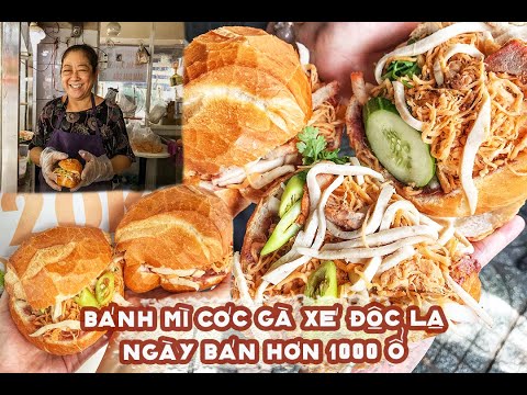 Unique shredded chicken bread, selling more than 1000 loaves/day in Go Vap | Places to eat
