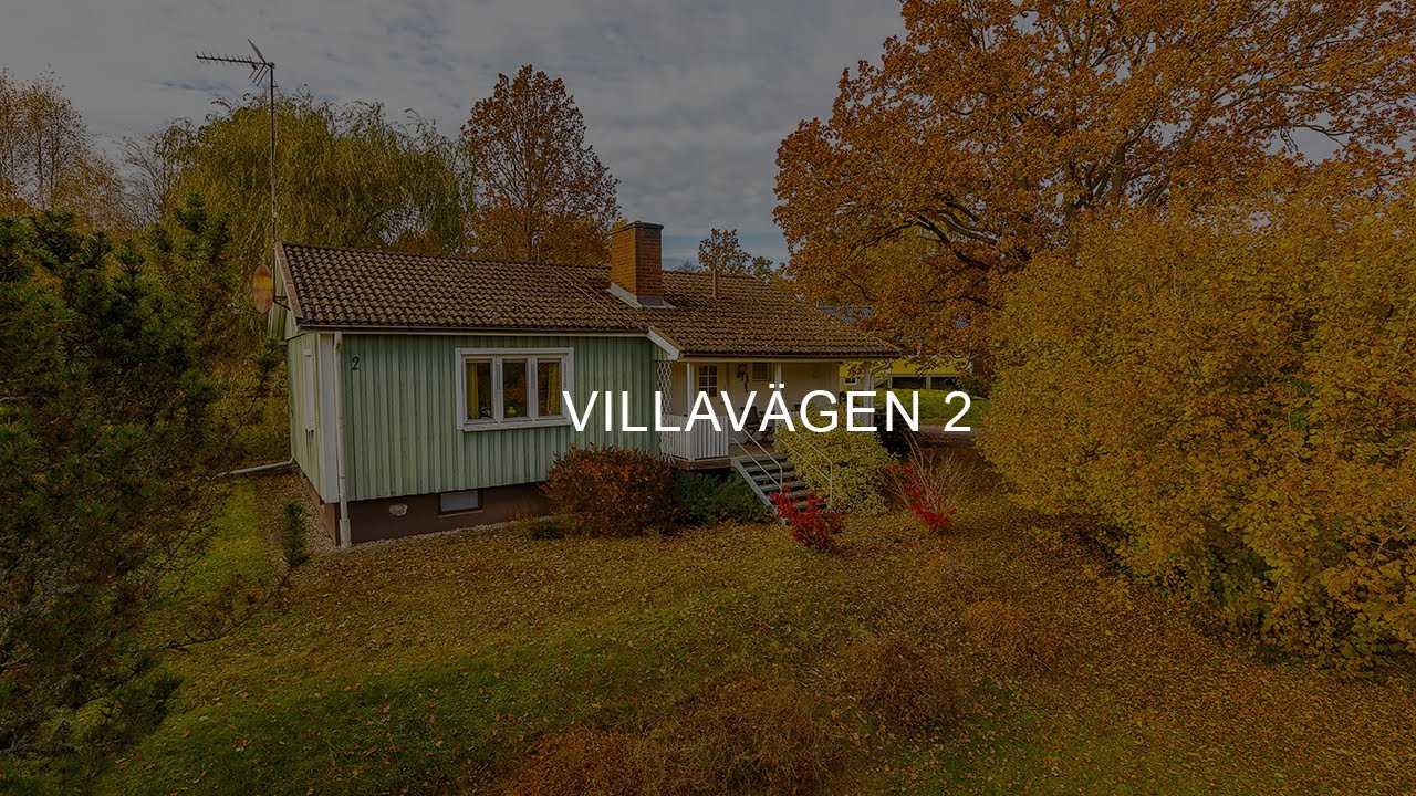 4 rum Villa på Villavägen 2 Norrhult Uppvidinge kommun - video