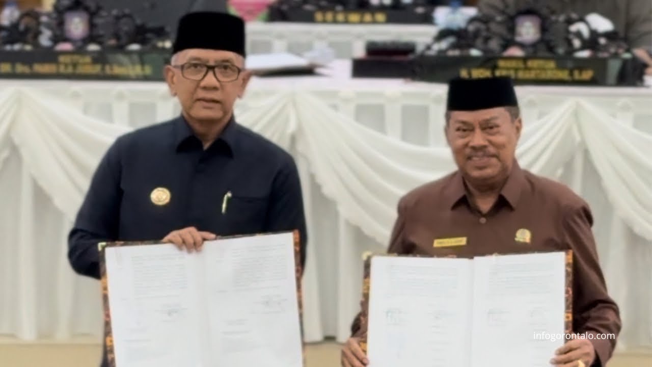 Ranperda LKPJ APBD Gorontalo 2023 resmi menjadi Perda