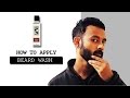 beardo how to apply beard wash