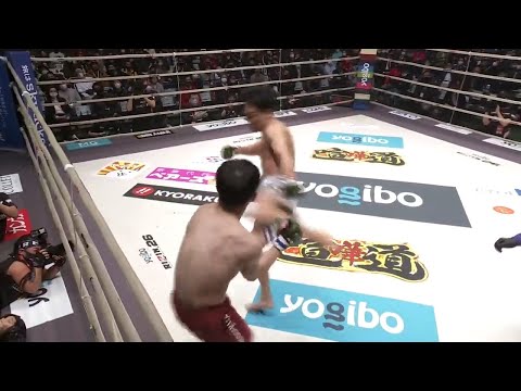【朝倉未来】完璧過ぎる流れ。三日月蹴りからのハイキック　ライジン切り抜き