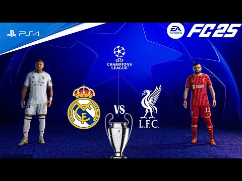 FC25 - PS4 Slim - Liverpool vs Real Madrid - UCL Final