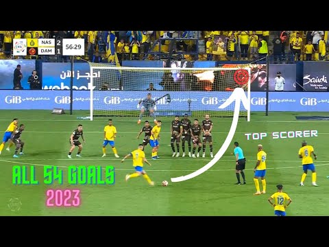 Cristiano Ronaldo's All 54 Goals In 2023 | Ronaldo Is The Top Scorer Of 2023 | English Commentary |