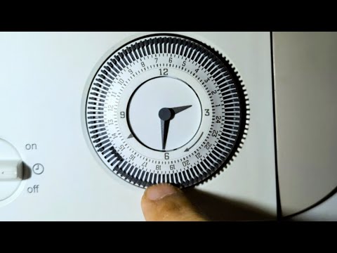 Auto set combi boiler heating/ clock timer using pins as clocks go forward/back