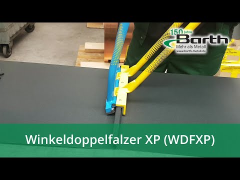 Winkeldoppelfalzer XP (WDFXP) Anleitung