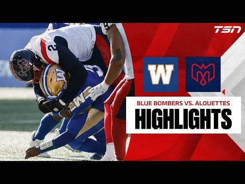 CFL WEEK 21: Montreal Alouettes vs. Winnipeg Blue Bombers | FULL HIGHLIGHTS