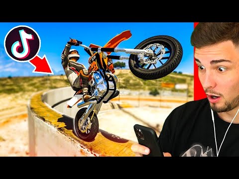 UNMÖGLICHE TIK TOK STUNTS NACHMACHEN in GTA 5!