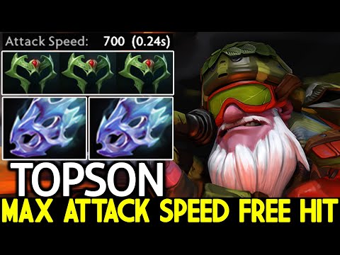 TOPSON [Sniper] This is Style Pro Build Max Attack Speed Free Hit Dota 2