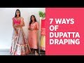 7 NEW Ways of Draping a Dupatta on Lehenga | How to Wear Dupatta