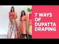 7 NEW Ways Of Draping A Dupatta On Lehenga How To Wear Dupatta