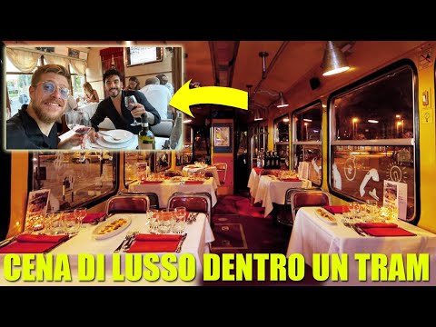MANGIAMO UNA CENA DI LUSSO DENTRO UN TRAM RISTORANTE - NON CI CREDERETE MAI QUANTO ABBIAMO SPESO!