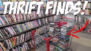 This Thrift Store was JAM PACKED with DVDs to Sell Online! Selling on Ebay and Amazon FBA!