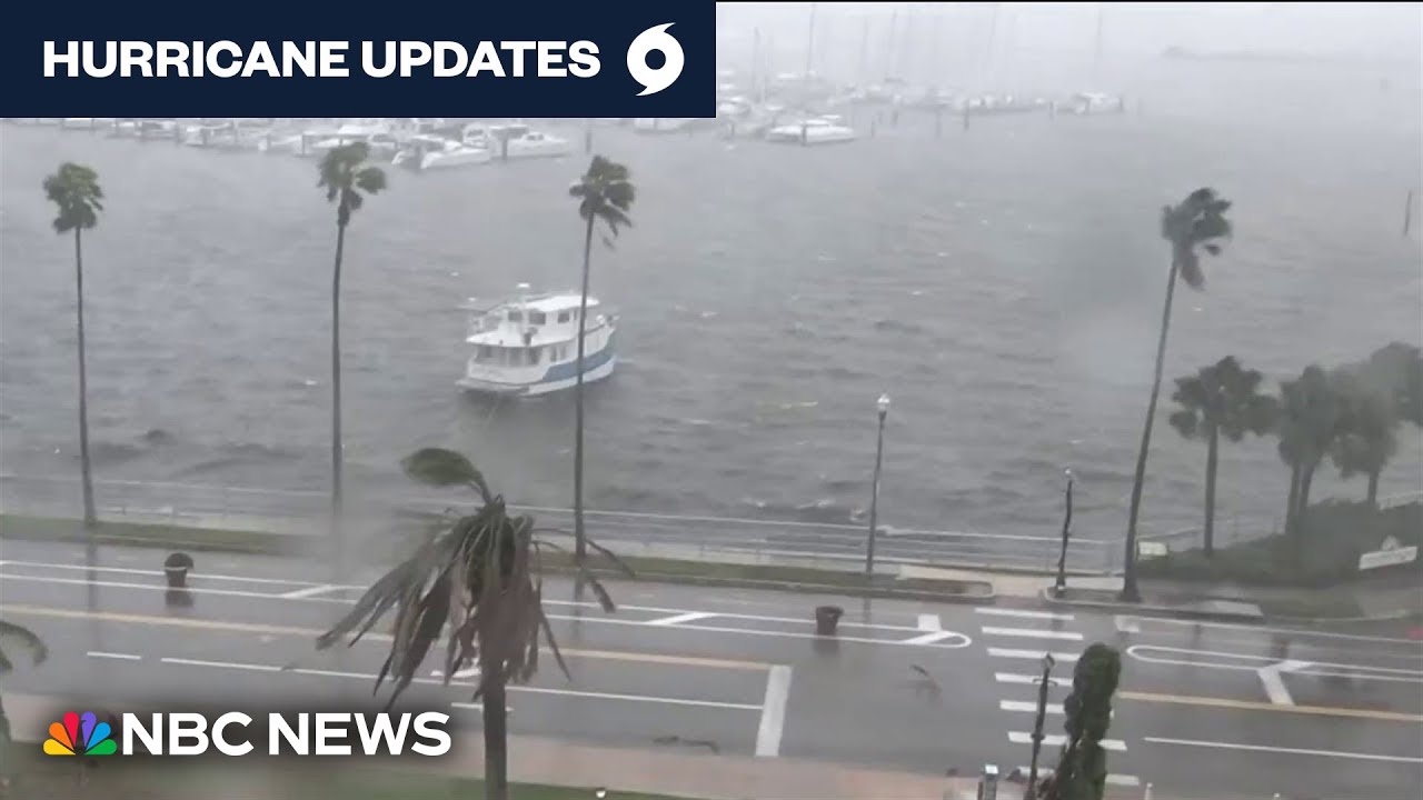 Hurricane Milton moves slightly north as landfall timing moves earlier