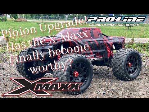 Traxxas X-Maxx Arrma Safe-D5 Pinion Upgrade (Install and Running)