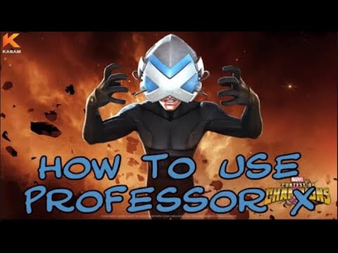 How to use professor x in contested marvel of champions realms of legends