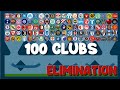 The 99 Times Eliminations 100 Clubs Elimination Marble Race In Algodoo