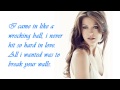Glee - Wrecking Ball (Melissa Benoist) HD LYRICS ...