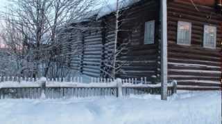 preview picture of video 'Зимняя поездка в Карпогоры 2013'
