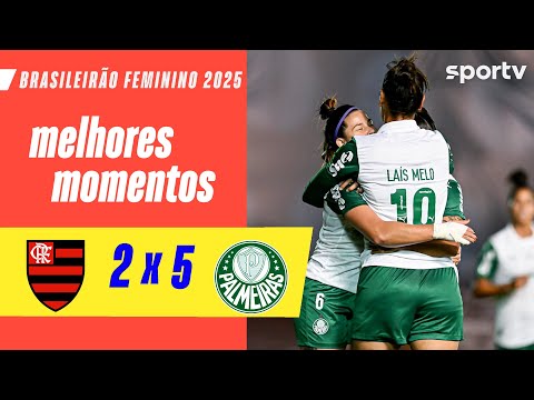 Gols e lances de Flamengo x Palmeiras