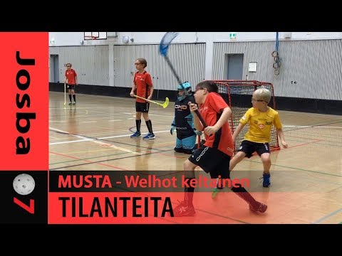 Tilanteita E1 pelistä Josba musta - Welhot keltainen 10.11.2018, Kuopio