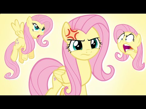 Fluttershy becoming a CONFIDENT QUEEN 👑