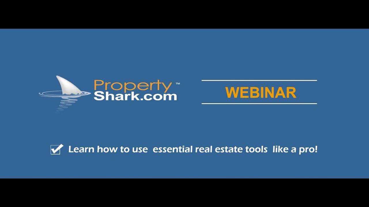 PropertyShark.com - Getting started