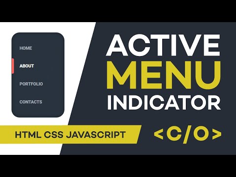 Active Menu Indicator On Css Html Javascript Animated Sliding Menu Indicator Code Only