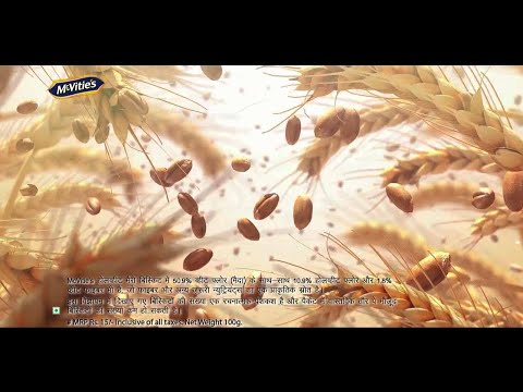 MC VITIES TVC: MS VITIES BISCUIT, 3D WHEAT FALLING AND MORPHING TO MAKE BISCUIT PACK