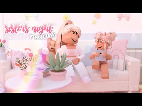 My Evening Routine With A BIG SISTER On ROBLOX! Roblox Bloxburg Roleplay
