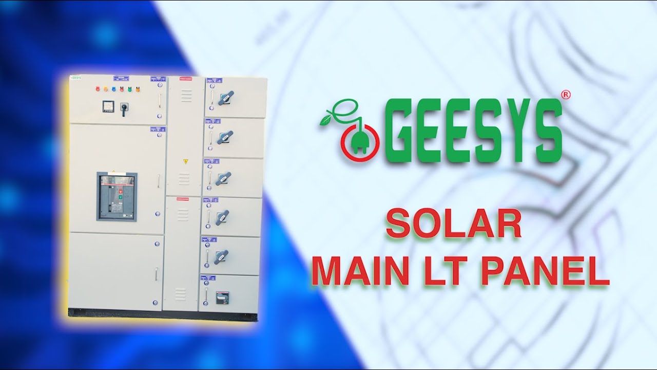 800VAC Solar Main LV Combiner Panel Board | GEESYS | Best 1MW Solar LT Panels | Busduct Manufacturer