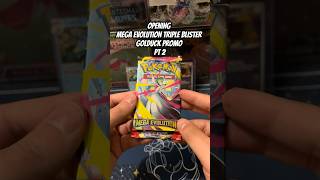 Opening Mega Evolution Triple Blister Golduck Promo pt2 #pokemon #pokemoncards #pokemontcg #unboxing