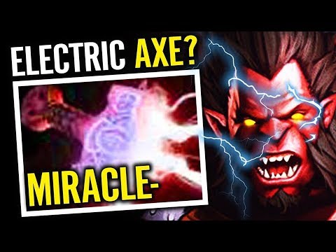More Cancer Build AXE Mjollnir TANK & DPS - Miracle New Tactic for Dota 2 Tanker