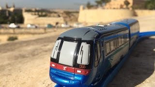 preview picture of video 'Plarail Hong Kong MTR Airport Express @ Upper Barrakka Gardens, Valletta, Malta  (00783)'