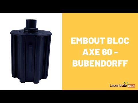 Embout BLOC axe 60 - Bubendorff