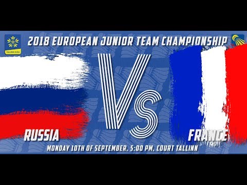 Russia vs France (1/2 final) - Day 4 - 2018 European Jnr. Team C’ships