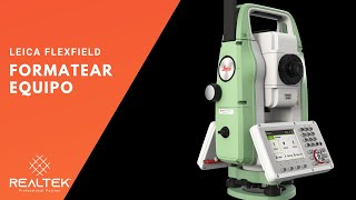 Leica Flexfield - Formatear equipo