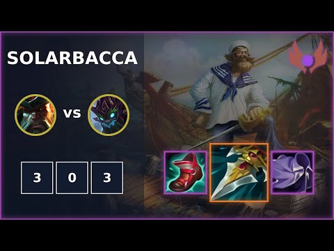 [ solarbacca ] Gangplank TOP vs Maokai | NA MASTER | LOL Season 2022